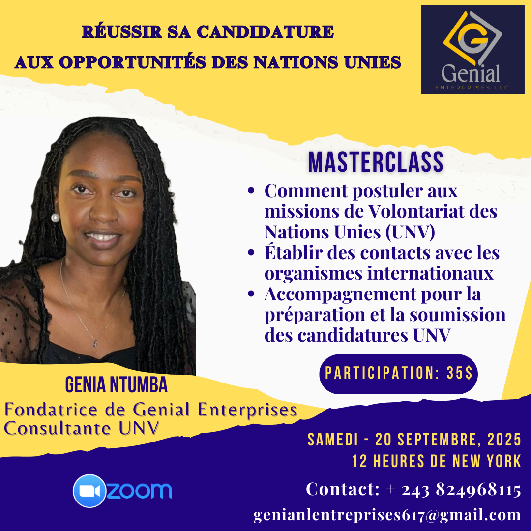 Reussir sa candidature aux opportunites des nations unies